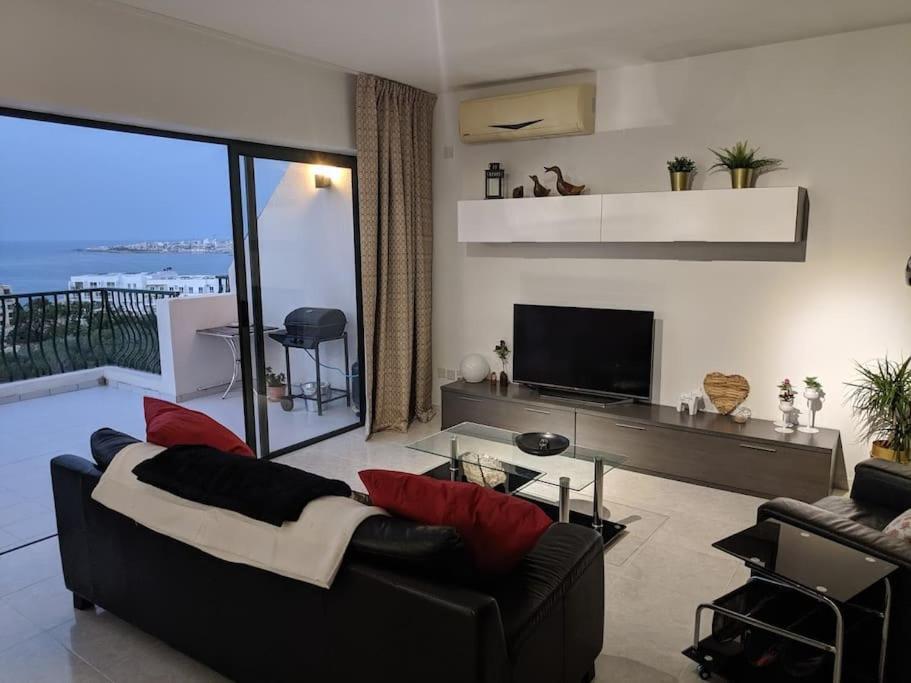 Gaia Penthouse Sea And Country Views Home St. Paul's Bay Luaran gambar