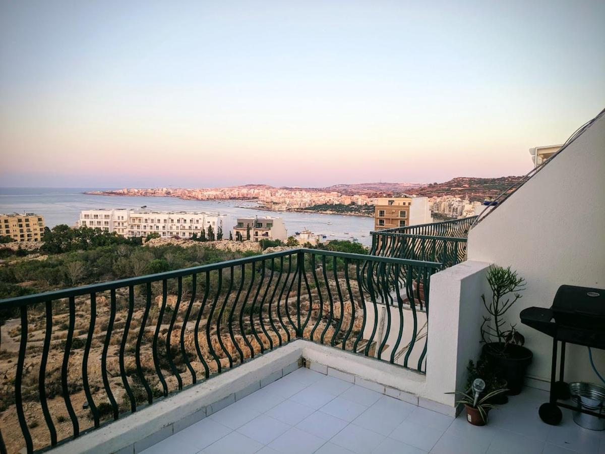 Gaia Penthouse Sea And Country Views Home St. Paul's Bay Luaran gambar