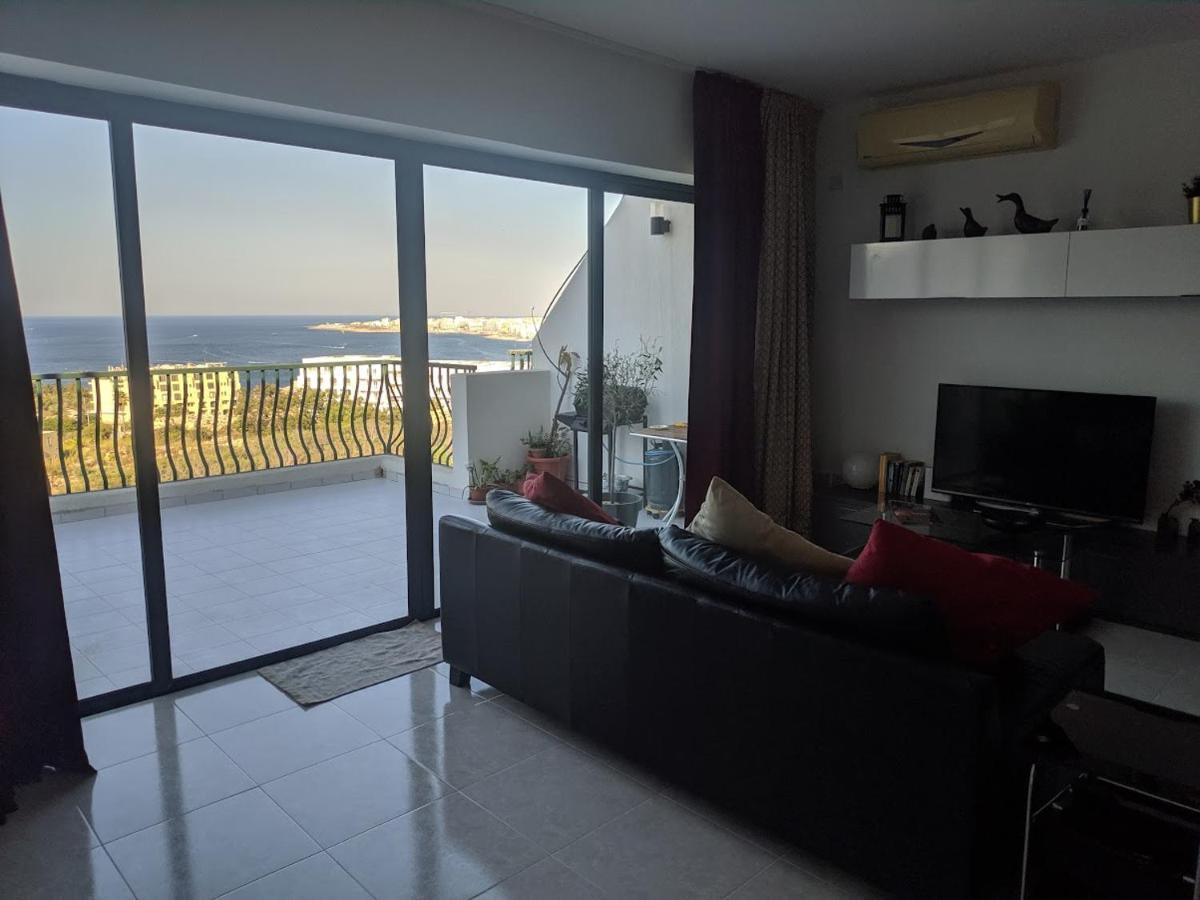 Gaia Penthouse Sea And Country Views Home St. Paul's Bay Luaran gambar